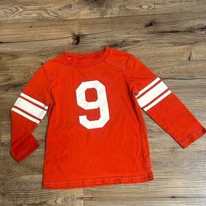GAP Kids Long Sleeve Tee with Number Graphic